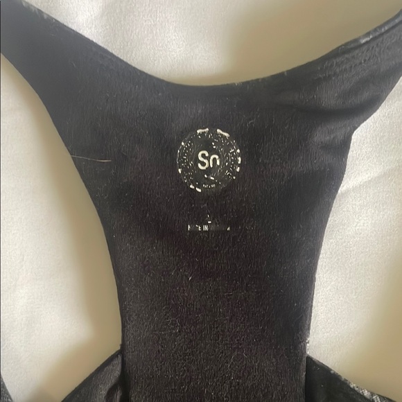 Target Black and Gray Racerback Sports Bra - Picture 2 of 7